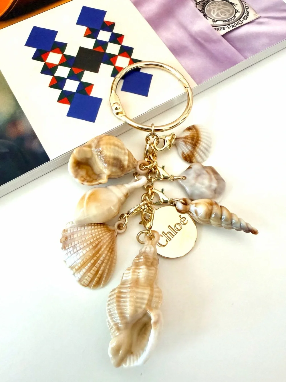 Chloe Shell Keyring